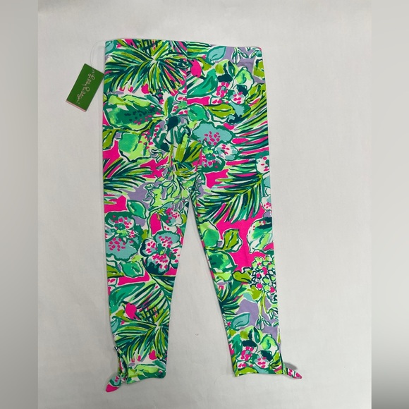 NWT Lilly Pulitzer Girls Maia Leggings Early Bloomer - Picture 2 of 7